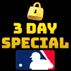 Three Day Special (Thursday-Saturday). This includes all max bets and whales! (all picks)