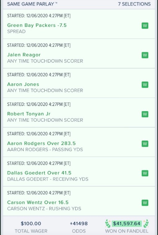 Big parlay package! This includes all access to 4-8 parlays for Thursday.